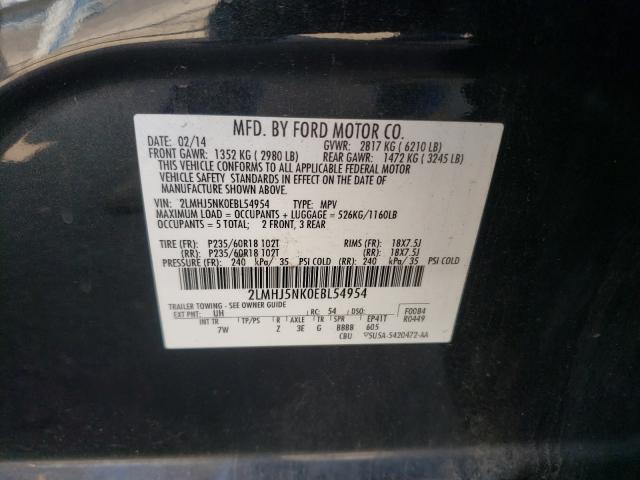 Photo 10 from auction – 2014 LINCOLN MKT with VIN 2LMHJ5NK0EBL54954