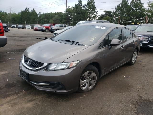 Photo 2 from auction – 2013 HONDA CIVIC LX with VIN 2HGFB2F51DH592725