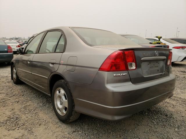 Photo 3 from auction – 2004 HONDA CIVIC HYBR with VIN JHMES95684S015629