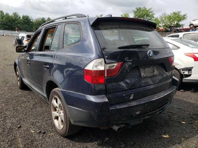 Photo 3 from auction – 2007 BMW X3 3.0SI with VIN WBXPC93477WF29838