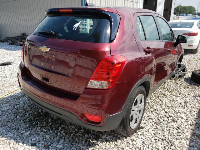 Photo 4 from auction – 2017 CHEVROLET TRAX LS with VIN 3GNCJKSB3HL233154
