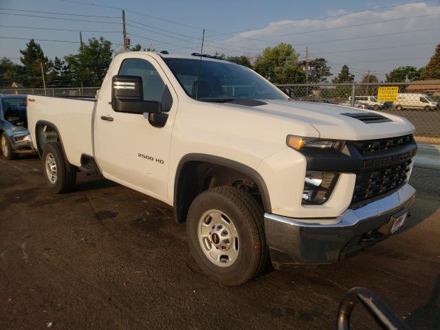 CHEVROLET SILVERADO 2021 with VIN 1GC3YLE7XMF221136 - Photo from auction