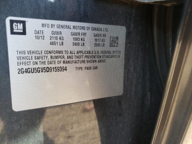 Photo 10 from auction – 2013 BUICK REGAL PREM with VIN 2G4GU5GV5D9159394