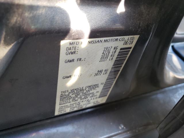 Photo 10 from auction – 2018 NISSAN ALTIMA 2.5 with VIN 1N4AL3AP1JC476319