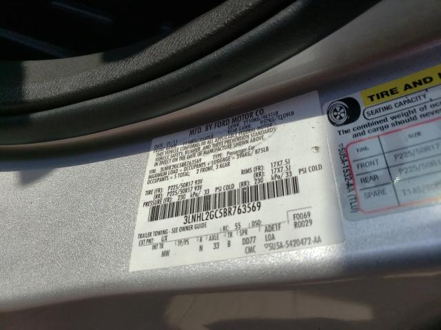 Photo 10 from auction – 2011 LINCOLN MKZ with VIN 3LNHL2GC5BR763569