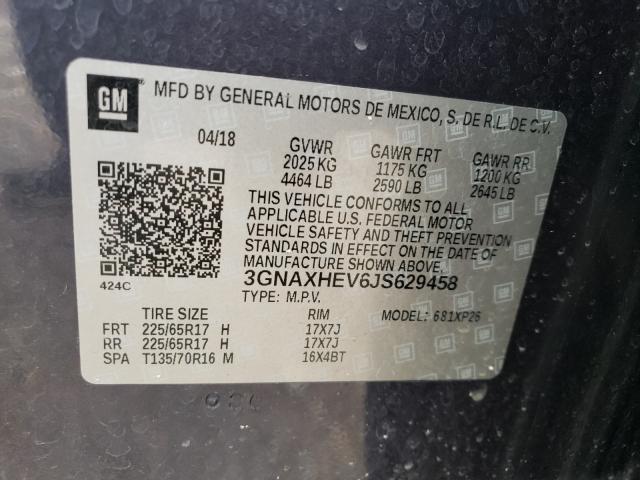Photo 10 from auction – 2018 CHEVROLET EQUINOX LS with VIN 3GNAXHEV6JS629458
