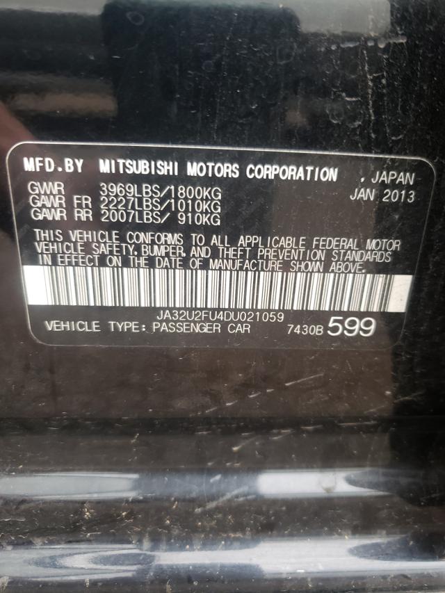 Photo 10 from auction – 2013 MITSUBISHI LANCER ES/ with VIN JA32U2FU4DU021059
