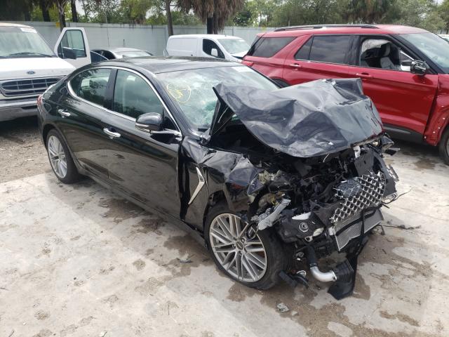 Photo 1 from auction – 2021 GENESIS G70 ELITE with VIN KMTG34LAXMU074026