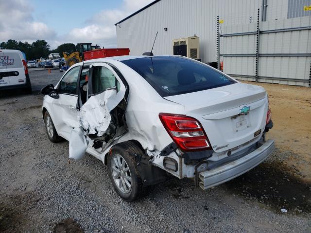 Photo 3 from auction – 2017 CHEVROLET SONIC LT with VIN 1G1JD5SH1H4117723