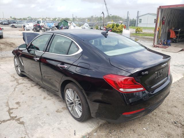 Photo 3 from auction – 2021 GENESIS G70 ELITE with VIN KMTG34LAXMU074026