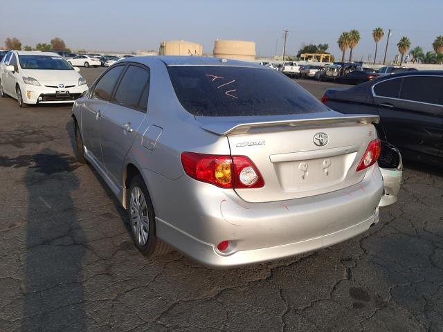 Photo 3 from auction – 2009 TOYOTA COROLLA BA with VIN 1NXBU40E09Z044405