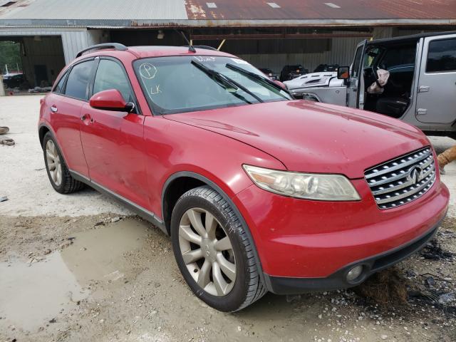 INFINITI FX35 2003 with VIN JNRAS08U63X000392 - Photo from auction