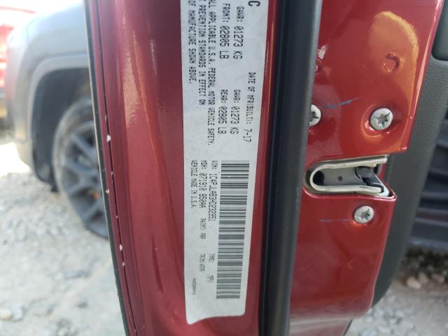 Photo 10 from auction – 2017 JEEP CHEROKEE S with VIN 1C4PJLAB3HD232951