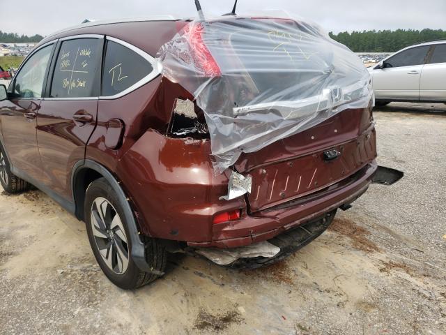Photo 9 from auction – 2016 HONDA CR-V TOURI with VIN 5J6RM4H90GL054102