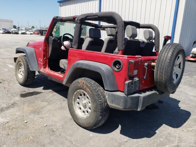 Photo 3 from auction – 2007 JEEP WRANGLER X with VIN 1J4FA24147L114155