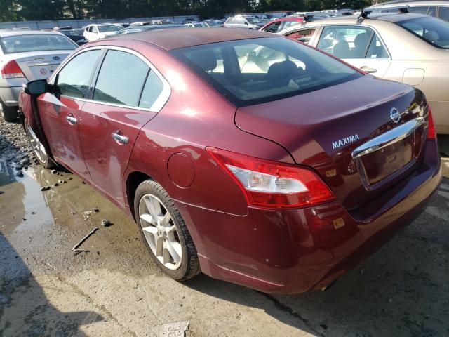 Photo 3 from auction – 2009 NISSAN MAXIMA S with VIN 1N4AA51E09C853959