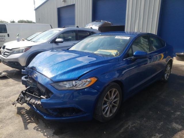 Photo 2 from auction – 2017 FORD FUSION SE with VIN 3FA6P0H73HR158759