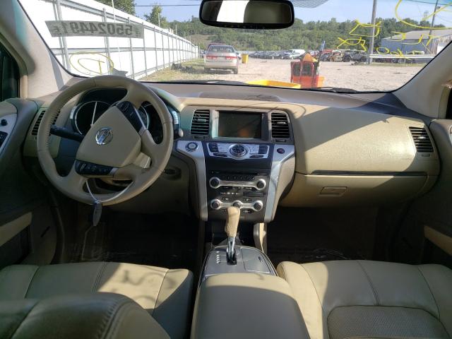 Photo 9 from auction – 2009 NISSAN MURANO S with VIN JN8AZ18W69W151402