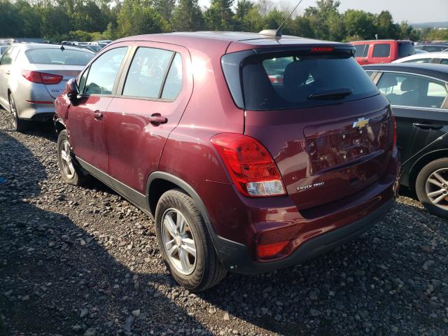 Photo 3 from auction – 2017 CHEVROLET TRAX LS with VIN 3GNCJNSB2HL179492