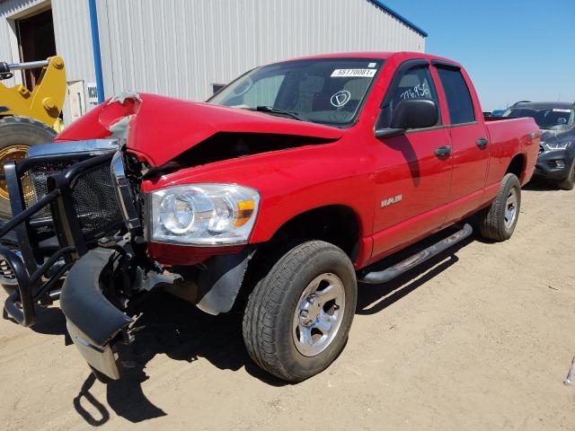 Photo 2 from auction – 2008 DODGE RAM 1500 S with VIN 1D7HU18N18S512675