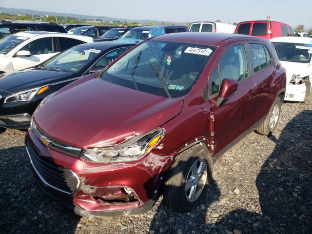 Photo 2 from auction – 2017 CHEVROLET TRAX LS with VIN 3GNCJNSB2HL179492