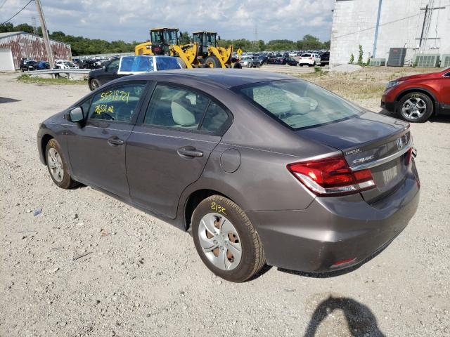 Photo 3 from auction – 2014 HONDA CIVIC LX with VIN 19XFB2F55EE034968