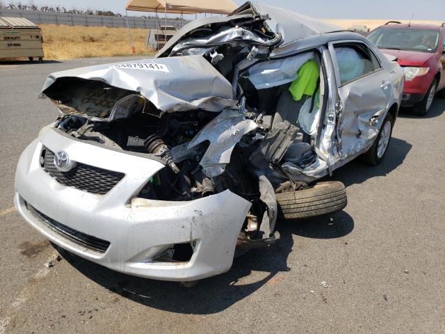 Photo 2 from auction – 2009 TOYOTA COROLLA BA with VIN 1NXBU40EX9Z027983