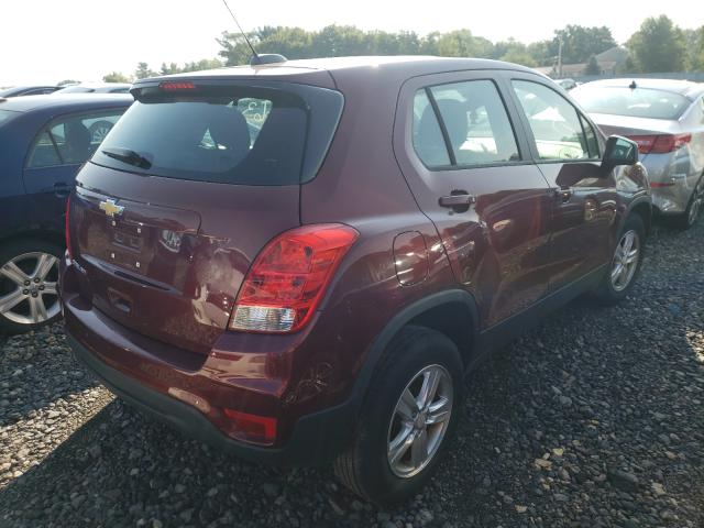 Photo 4 from auction – 2017 CHEVROLET TRAX LS with VIN 3GNCJNSB2HL179492