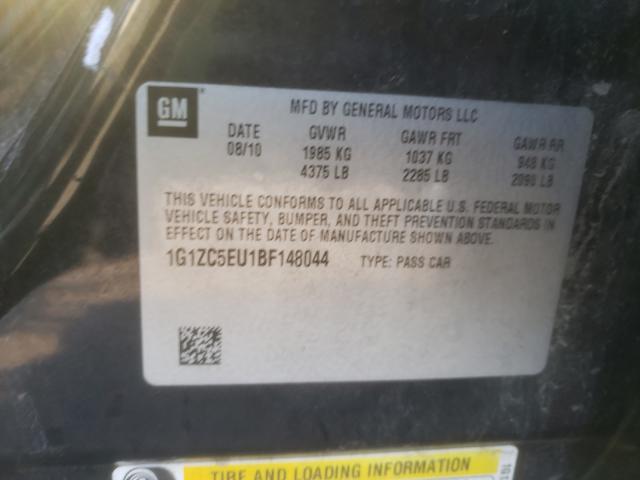 Photo 10 from auction – 2011 CHEVROLET MALIBU 1LT with VIN 1G1ZC5EU1BF148044