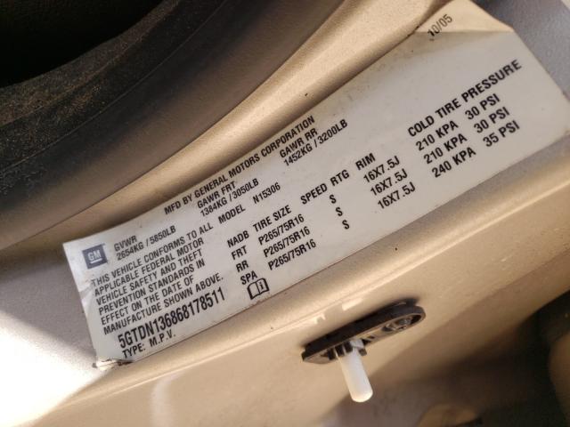 Photo 10 from auction – 2006 HUMMER H3 with VIN 5GTDN136868178511