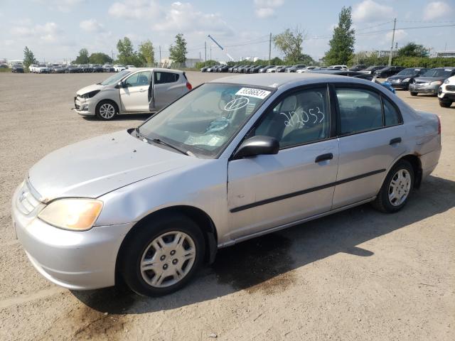 Photo 2 from auction – 2001 HONDA CIVIC DX with VIN 2HGES16331H942050