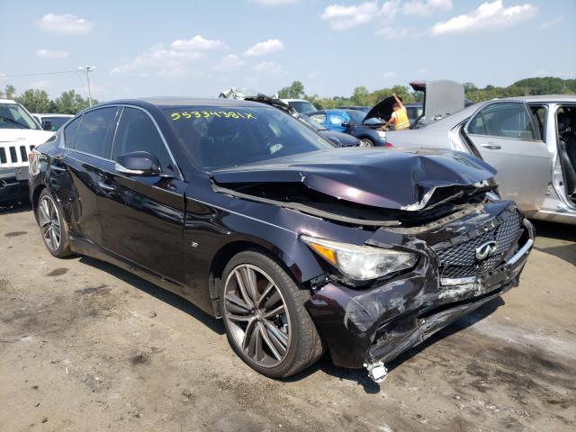 INFINITI Q50 BASE 2014 with VIN JN1BV7AR3EM680298 - Photo from auction
