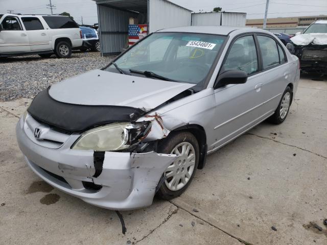 Photo 2 from auction – 2005 HONDA CIVIC LX with VIN 2HGES16535H539550