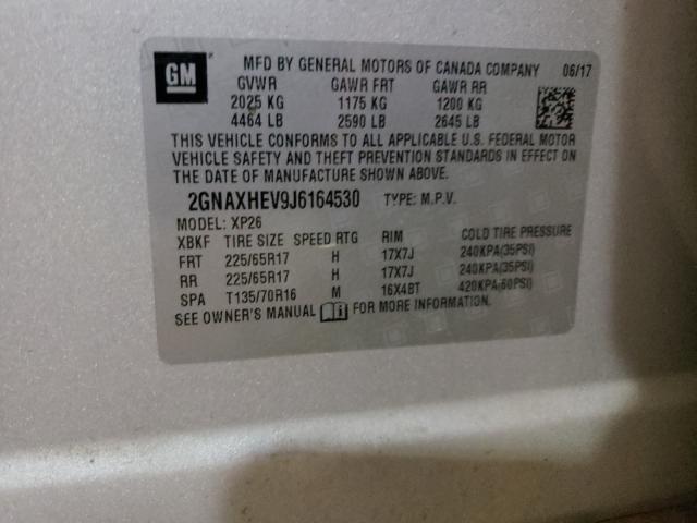 Photo 10 from auction – 2018 CHEVROLET EQUINOX LS with VIN 2GNAXHEV9J6164530