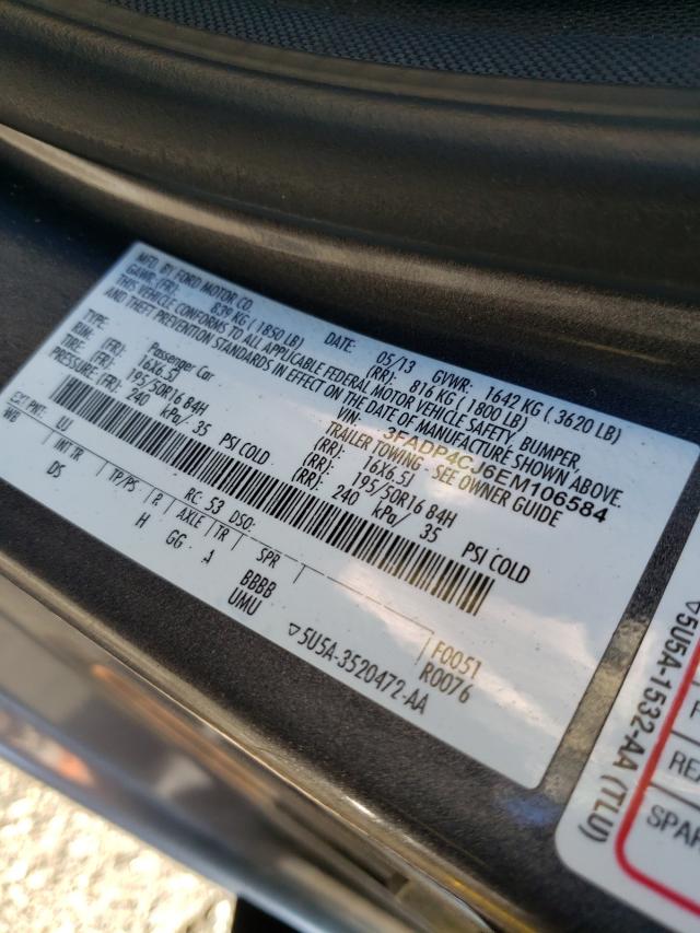 Photo 10 from auction – 2014 FORD FIESTA TIT with VIN 3FADP4CJ6EM106584