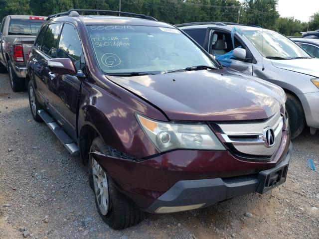 ACURA MDX TECHNO 2009 with VIN 2HNYD28619H500019 - Photo from auction