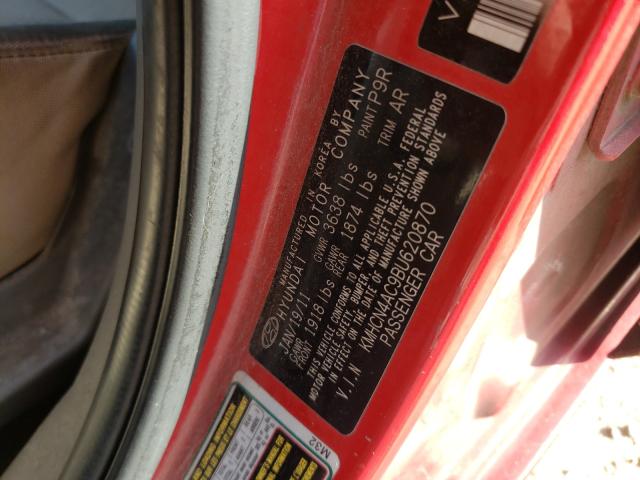 Photo 10 from auction – 2011 HYUNDAI ACCENT GLS with VIN KMHCN4AC9BU620870