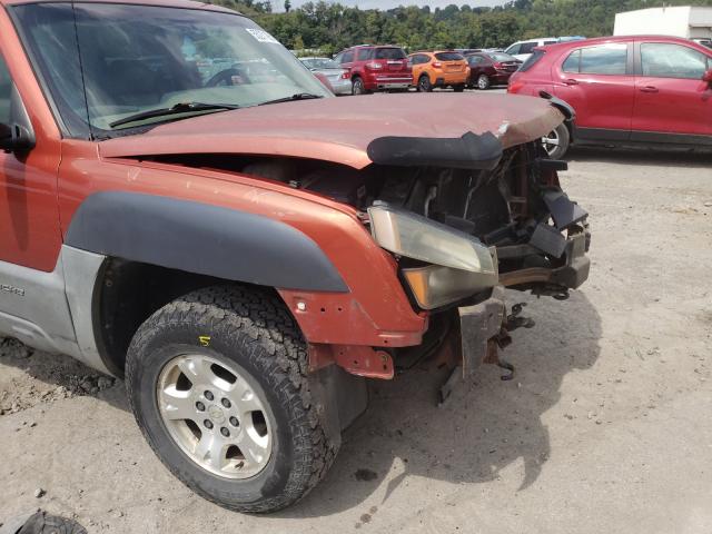 Photo 9 from auction – 2002 CHEVROLET AVALANCHE with VIN 3GNEK13T22G102322