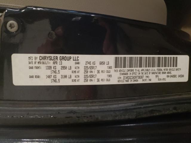 Photo 10 from auction – 2013 DODGE GRAND CARA with VIN 2C4RDGCG0DR738387