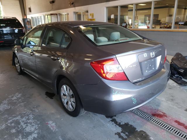 Photo 3 from auction – 2012 HONDA CIVIC LX with VIN 19XFB2F51CE381193