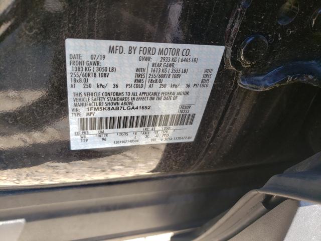Photo 10 from auction – 2020 FORD EXPLORER P with VIN 1FM5K8AB7LGA41652
