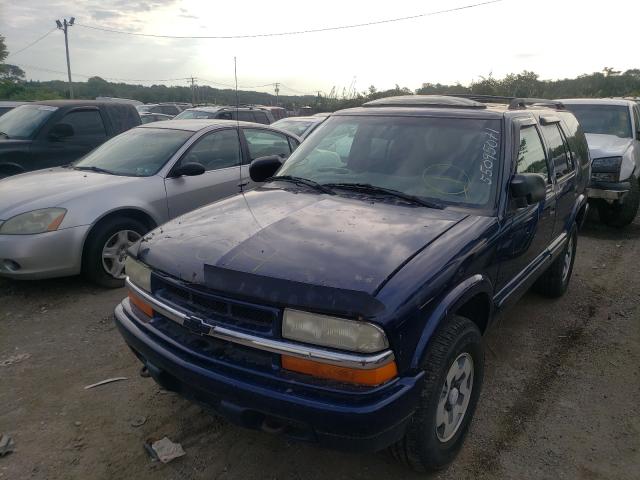 Photo 2 from auction – 2003 CHEVROLET BLAZER with VIN 1GNDT13X93K166167