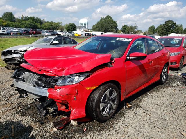 Photo 2 from auction – 2021 HONDA CIVIC LX with VIN 2HGFC2F68MH531555