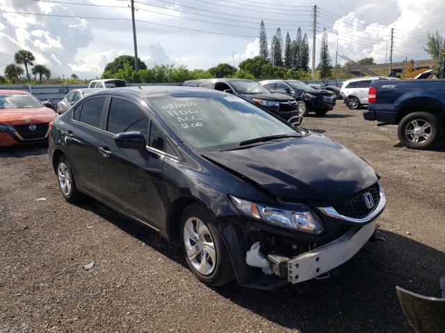 Photo 1 from auction – 2015 HONDA CIVIC LX with VIN 19XFB2F58FE119627