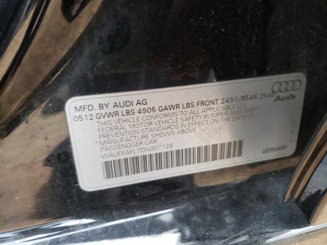 Photo 10 from auction – 2013 AUDI A4 PREMIUM with VIN WAUFFAFL7DN007128