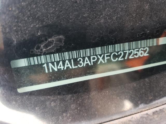 Photo 10 from auction – 2015 NISSAN ALTIMA 2.5 with VIN 1N4AL3APXFC272562