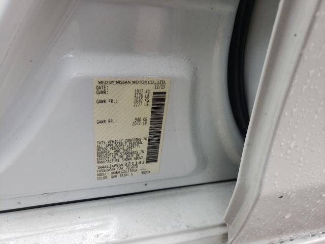 Photo 10 from auction – 2016 NISSAN ALTIMA 2.5 with VIN 1N4AL3AP9GN321143