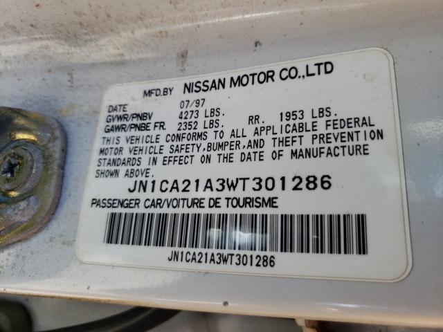 Photo 10 from auction – 1998 NISSAN MAXIMA GLE with VIN JN1CA21A3WT301286