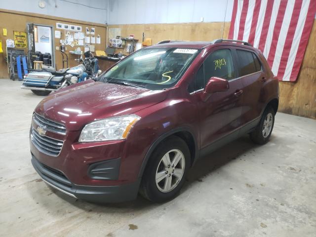 Photo 2 from auction – 2016 CHEVROLET TRAX 1LT with VIN 3GNCJPSB6GL214156