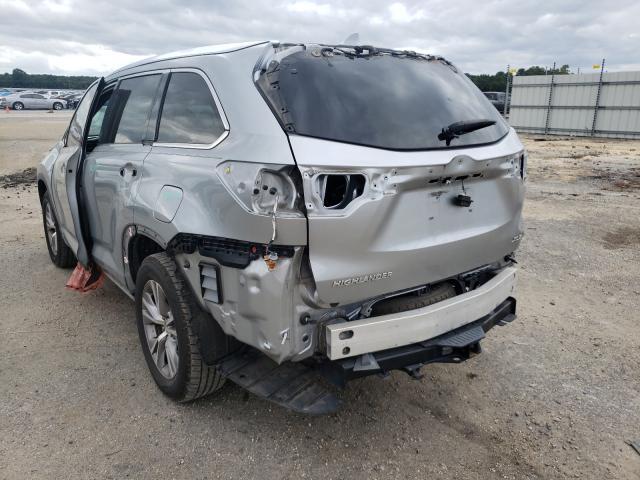 Photo 3 from auction – 2015 TOYOTA HIGHLANDER with VIN 5TDKKRFH4FS100287